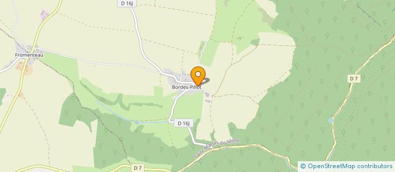 localisation de l'entreprise DU POIRIER DE LA ROCHE  SAINT-MARTIN-DU-MONT