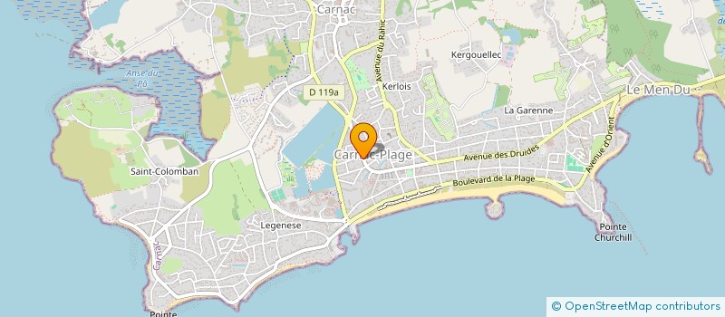 localisation de l'entreprise DU PONANT  CARNAC