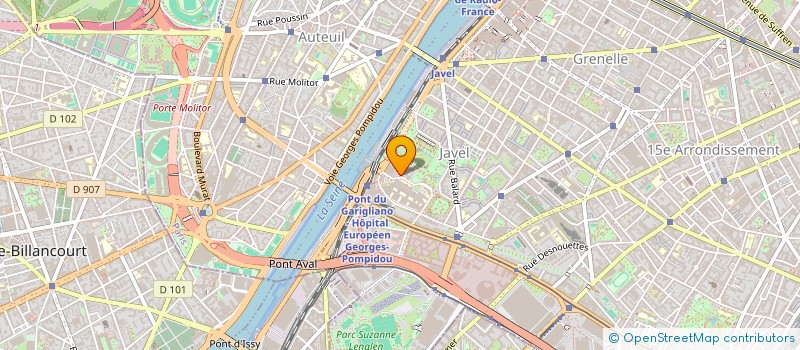 localisation de l'entreprise DU PONANT RIE à PARIS