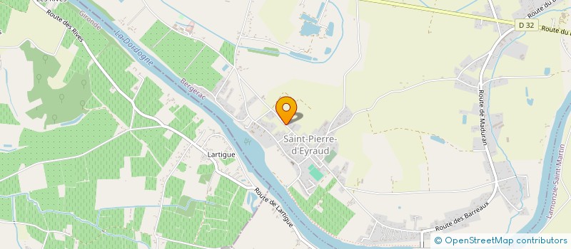 localisation de l'entreprise DU PONCEAU  ST-PIERRE-D EYRAUD