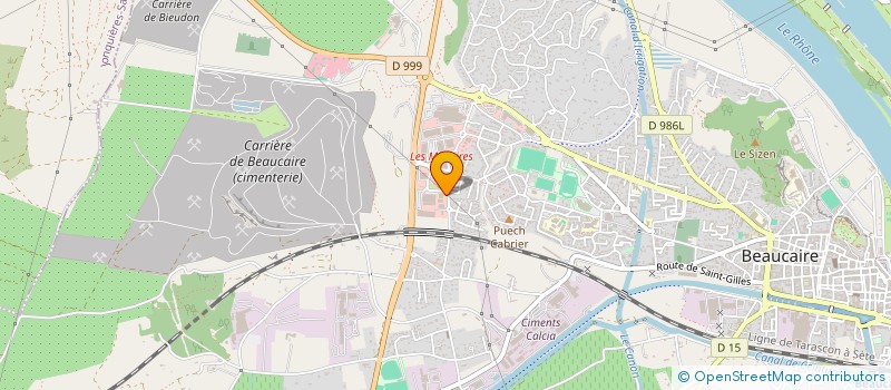 localisation de l'entreprise DU PONT  BEAUCAIRE