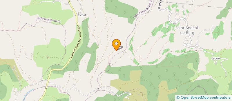 localisation de l'entreprise DU PONT  VILLENEUVE-DE-BERG