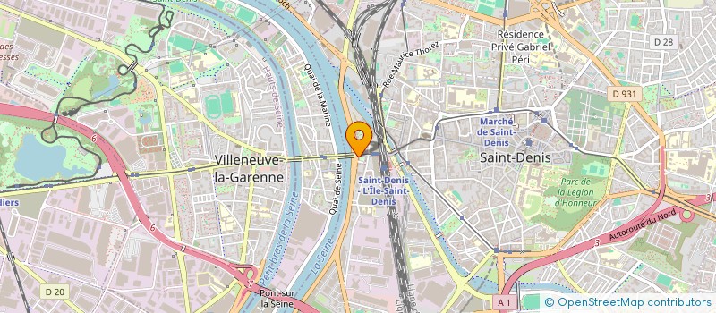 localisation de l'entreprise DU PONT à SAINT-DENIS