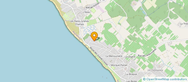 localisation de l'entreprise DU PONT  SAINT-PIERRE-D'OLERON