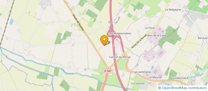 localisation de l'entreprise DU PONT BARRE  VIVY