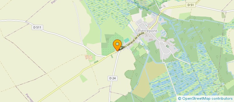 localisation de l'entreprise DU PONT DE PIERRE  PIERREPONT