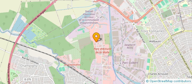 localisation de l'entreprise DU PONT MORET  SAINT-BRICE-COURCELLES