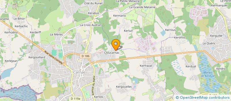 localisation de l'entreprise DU PONT NEUF  CARNAC