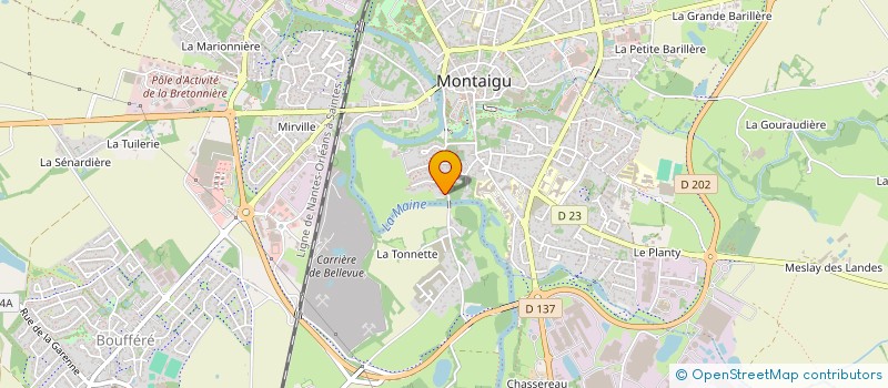 localisation de l'entreprise DU PONT NEUF à MONTAIGU-VENDEE
