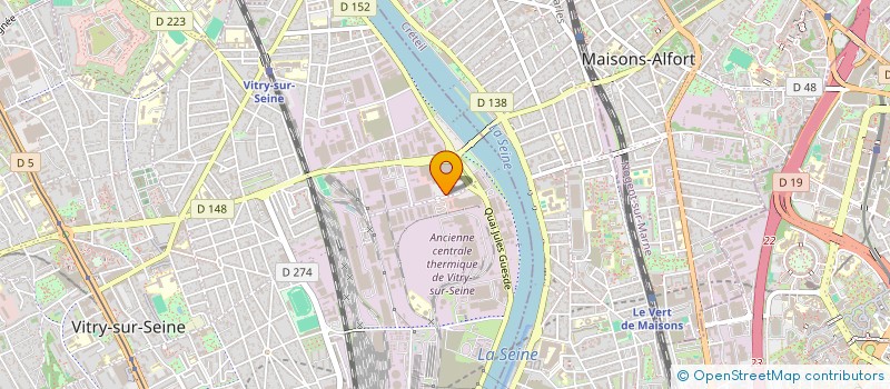 localisation de l'entreprise DU PONT SUSPENDU  VITRY-SUR-SEINE