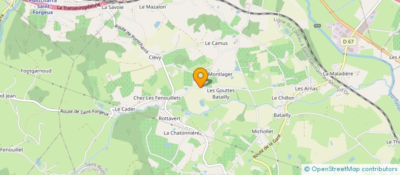 localisation de l'entreprise DU POPEY à SAINT-ROMAIN-DE-POPEY