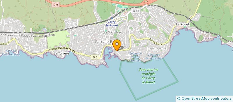 localisation de l'entreprise DU PORT  CARRY-LE-ROUET