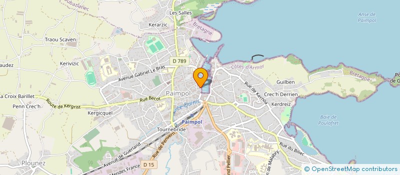 localisation de l'entreprise DU PORT  PAIMPOL