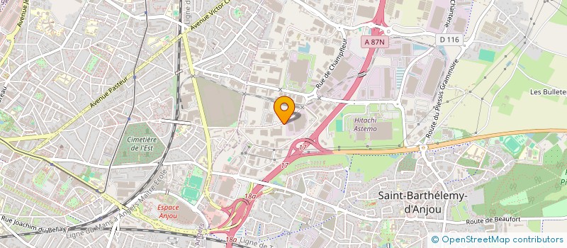 localisation de l'entreprise DU PORT à SAINT-BARTHELEMY-D'ANJOU
