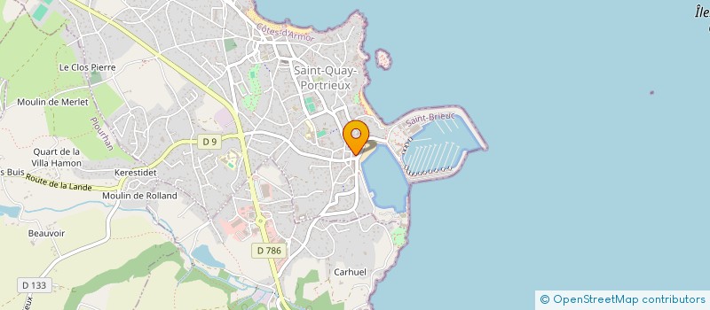 localisation de l'entreprise DU PORTRIEUX  SAINT-QUAY-PORTRIEUX