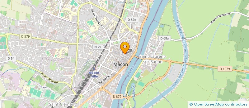 localisation de l'entreprise DU POTAGER A L'ASSIETTE à MACON