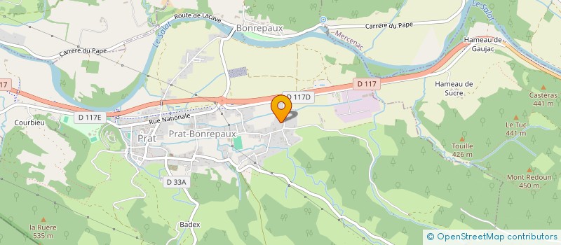 localisation de l'entreprise DU POUCAS à PRAT-BONREPAUX