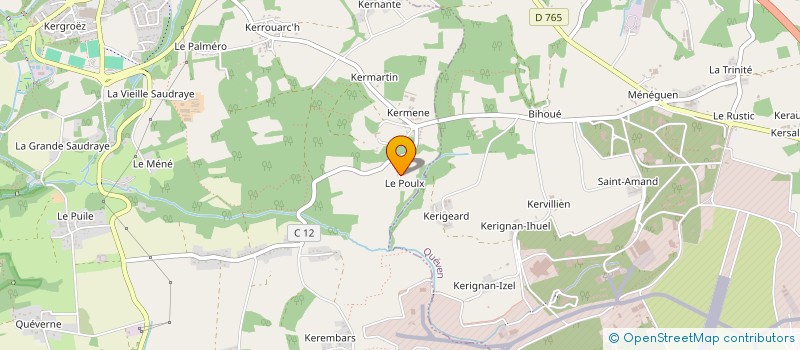 localisation de l'entreprise DU POULX  GUIDEL