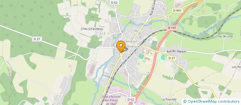 localisation de l'entreprise DU POUYALET à CELLEFROUIN