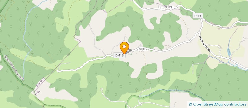 localisation de l'entreprise DU PRAT GROS à SAINT-FELIX-DE-RIEUTORD