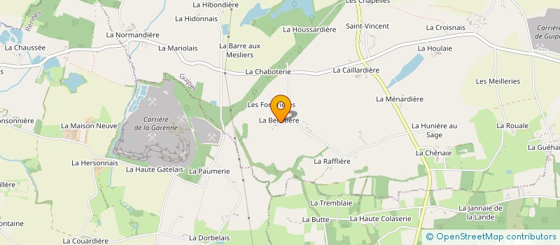 localisation de l'entreprise DU PRE  GUIPEL