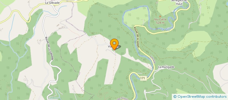 localisation de l'entreprise DU PRE A LA BOUCHE  SAINT-PIERRE-DE-TRIVISY