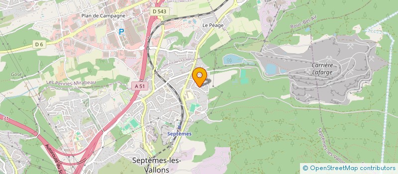 localisation de l'entreprise DU PRE DE L'AUBE NUMERO DEUX à SEPTEMES LES VALLONS