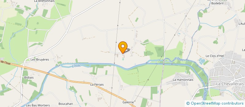 localisation de l'entreprise DU PRE DORE à BLAIN