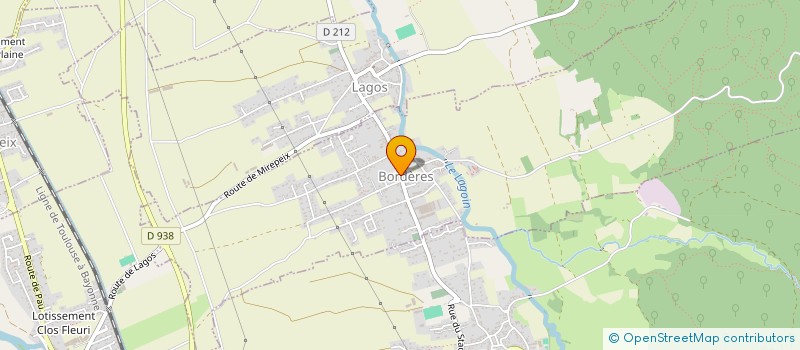 localisation de l'entreprise DU PRE DU ROY  BORDERES