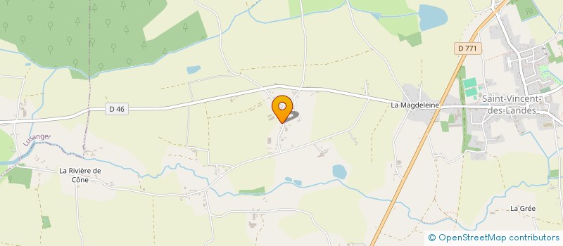 localisation de l'entreprise DU PRE ROUGERAND à SAINT-VINCENT-DES-LANDES