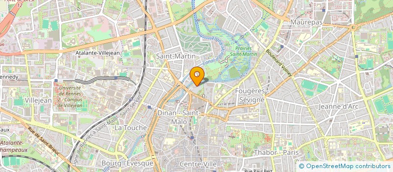 localisation de l'entreprise DU PRE SAINT MARTIN  RENNES