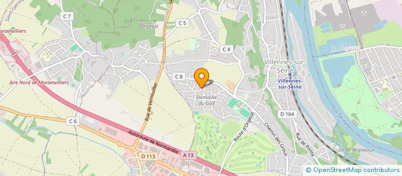 localisation de l'entreprise DU PRE SEIGNEUR  VILLENNES-SUR-SEINE