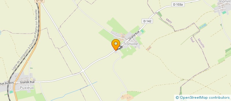 localisation de l'entreprise DU PRE SOUS LA VILLE  TRONVILLE