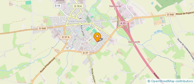 localisation de l'entreprise DU PRE VERT  STEENVOORDE