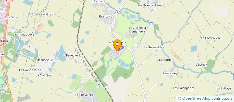 localisation de l'entreprise DU PREMIER FEVRIER  NESMY