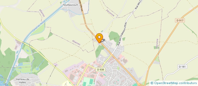 localisation de l'entreprise DU PRESSOIR à PERONNE