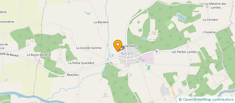 localisation de l'entreprise DU PRESSOIR à DURTAL