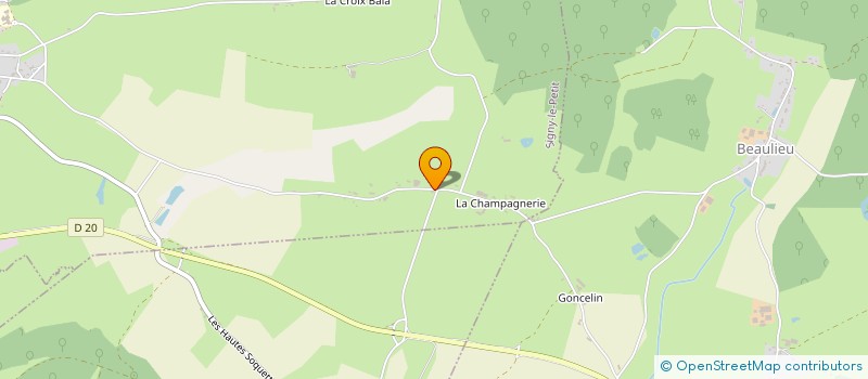 localisation de l'entreprise DU PRIEURE  SIGNY-LE-PETIT