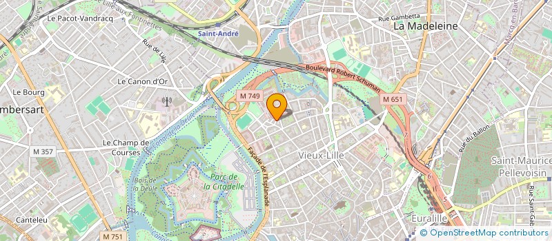 localisation de l'entreprise DU PRIEZ à LILLE