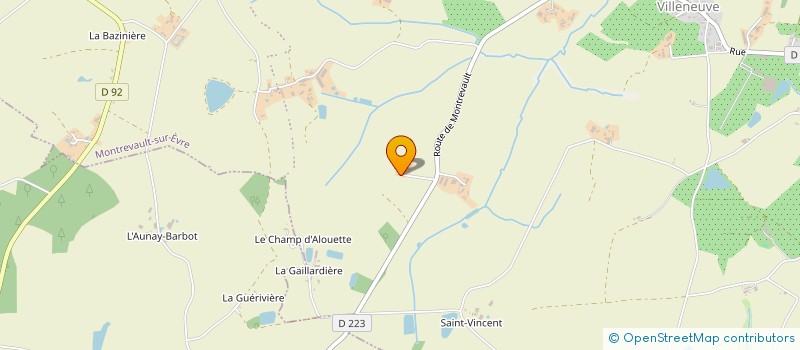 localisation de l'entreprise DU PRINTEMPS  MAUGES-SUR-LOIRE