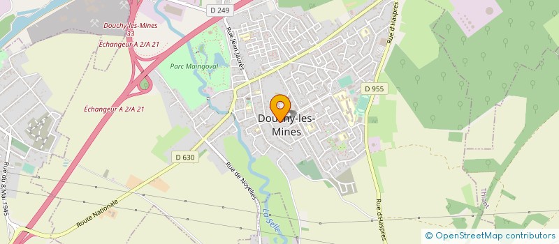 localisation de l'entreprise DU PRINTEMPS CULTUREL à DOUCHY-LES-MINES