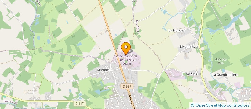 localisation de l'entreprise DU PROGRES  GENESTON