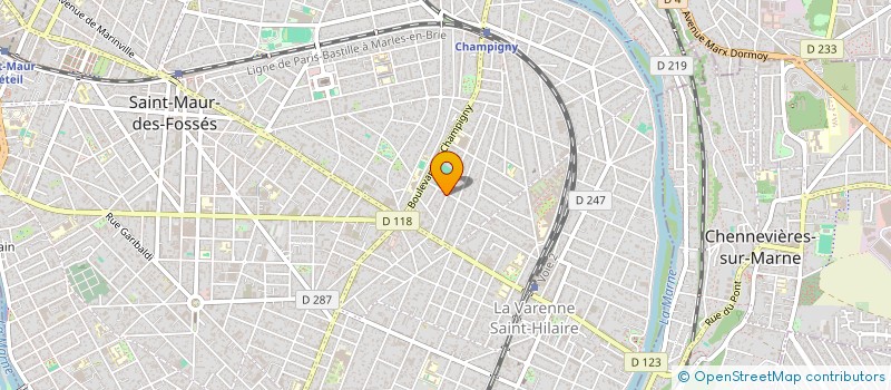 localisation de l'entreprise DU PROGRES à SAINT-MAUR-DES-FOSSES