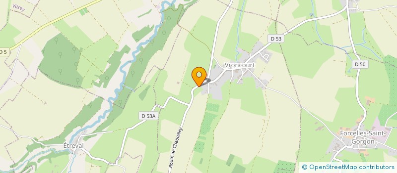 localisation de l'entreprise DU PUISOT  VRONCOURT