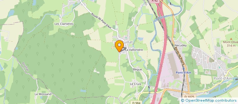 localisation de l'entreprise DU PUITS  DRUILLAT