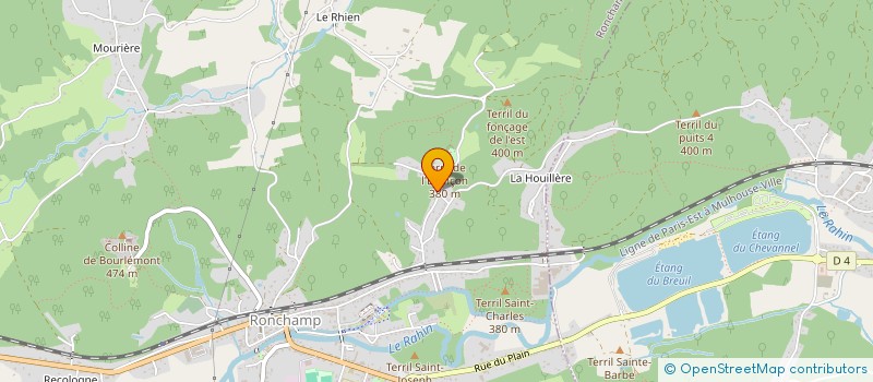 localisation de l'entreprise DU PUITS 7  RONCHAMP