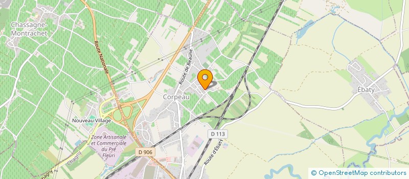 localisation de l'entreprise DU PUITS CARBY  CORPEAU