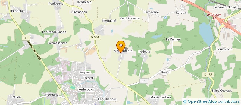 localisation de l'entreprise DU PUITS FERRE à KERVIGNAC