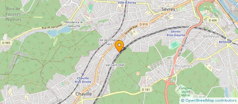 localisation de l'entreprise DU PUVIS DE CHAVANNES à CHAVILLE