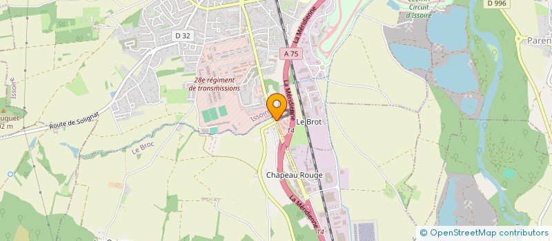 localisation de l'entreprise DU PUY SAINT ROMAIN  ISSOIRE